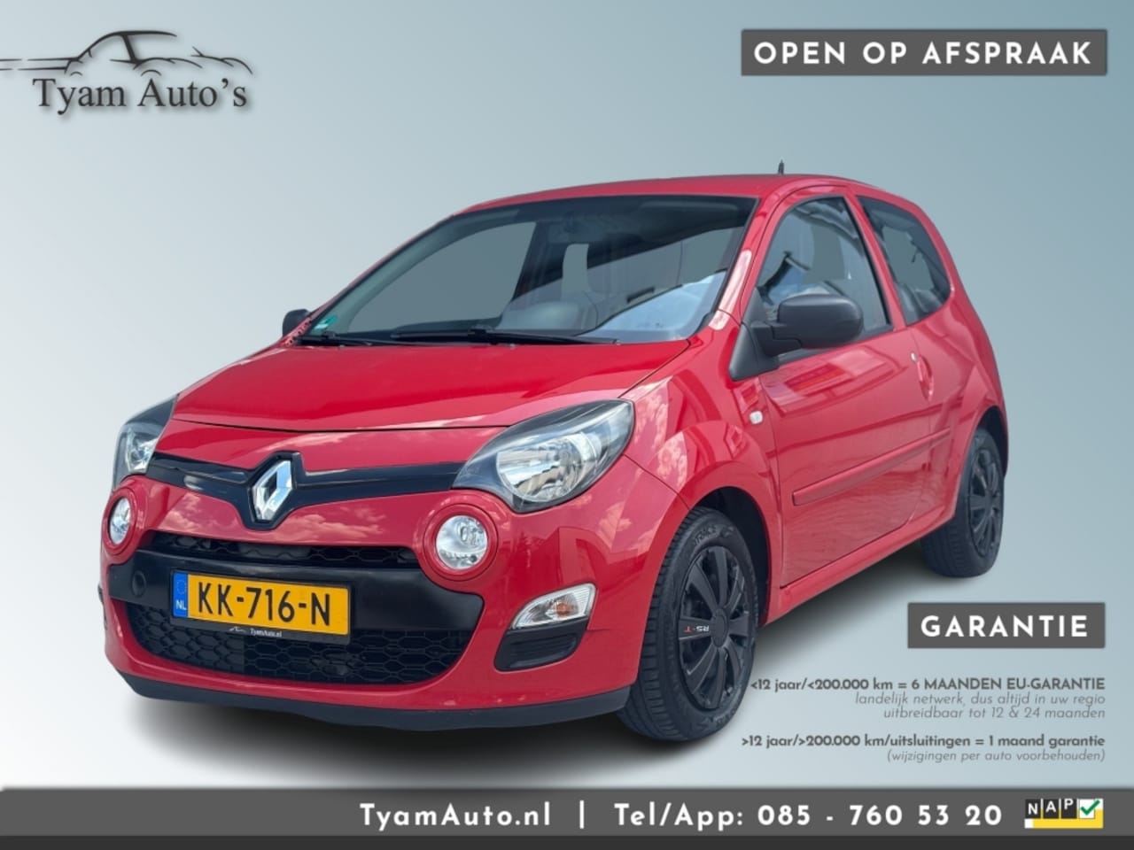 Renault Twingo - 1.2 16V ACCES / AIRCO BT-TEL AUX USB CRUISE - AutoWereld.nl