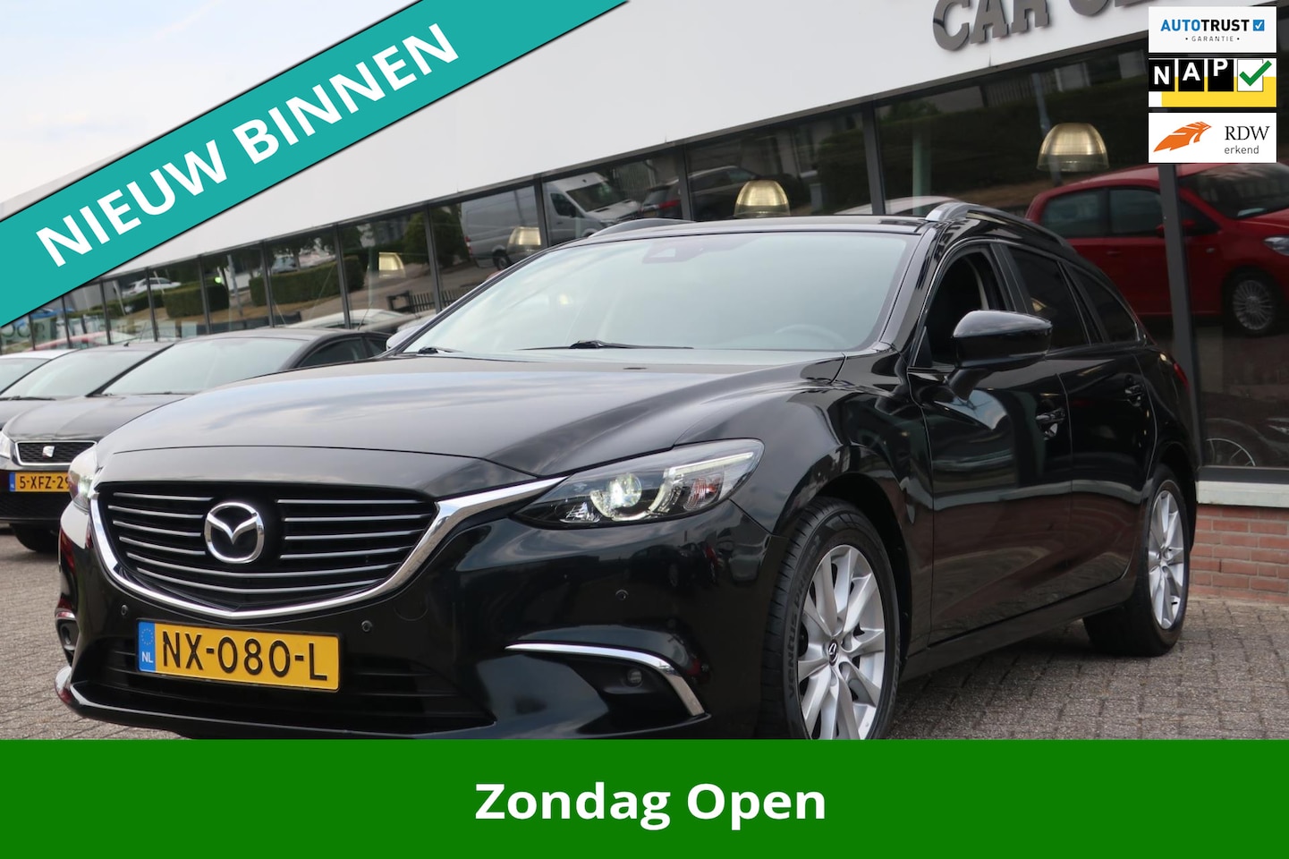 Mazda 6 Sportbreak - 2.0 SkyActiv-G 165 Skylease GT 1e EIG_LED_LEDER_PDC V+A_BOSE. - AutoWereld.nl