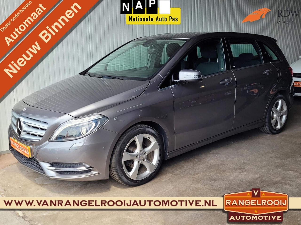 Mercedes-Benz B-klasse - 180 Ambition Automaat, dealer oh., clima, cruise, 17" lmv - AutoWereld.nl