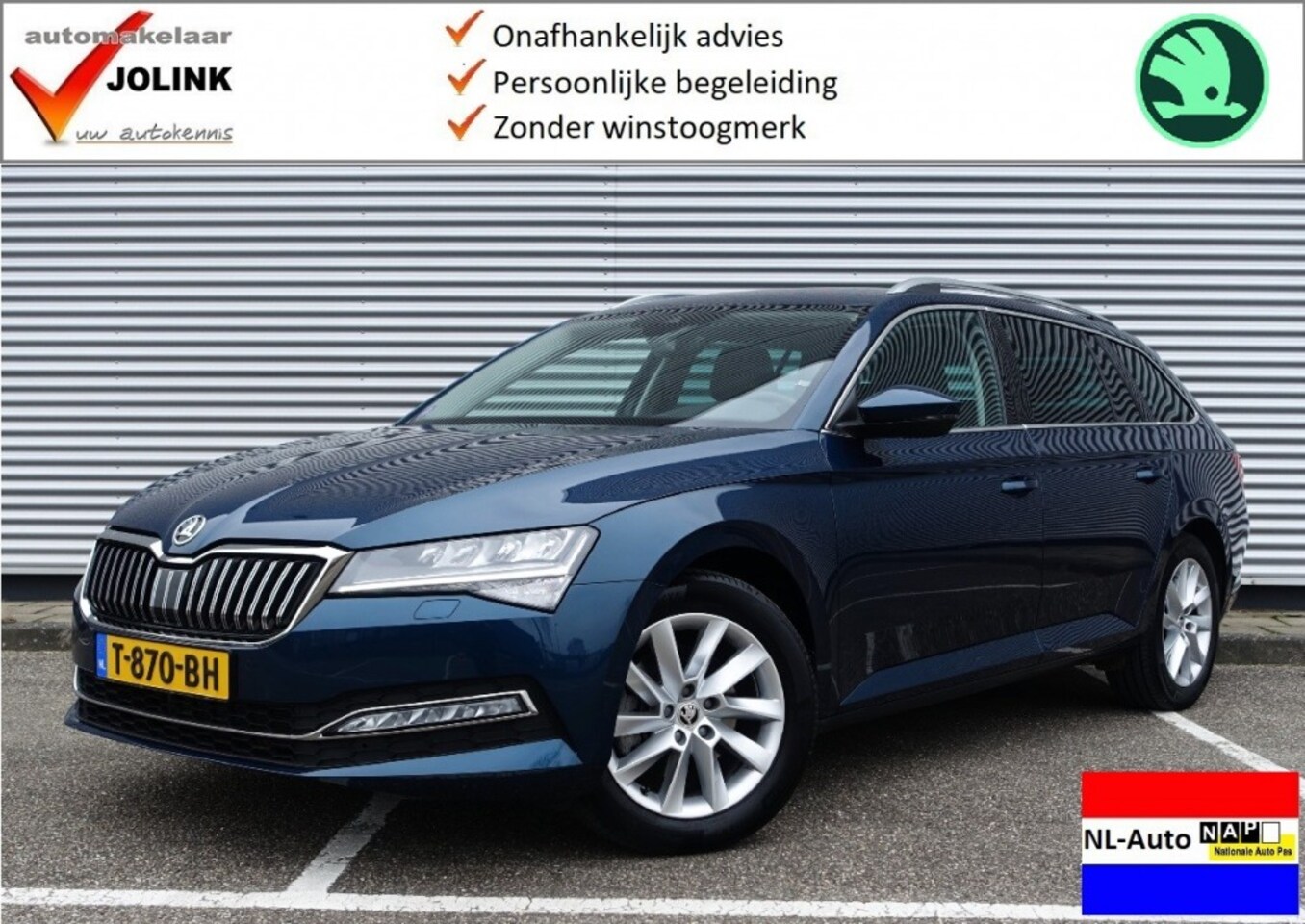 Skoda Superb Combi - Combi 1.5 TSi ACT DSG7  Business Edition Plus I NL-Auto I 100% d - AutoWereld.nl
