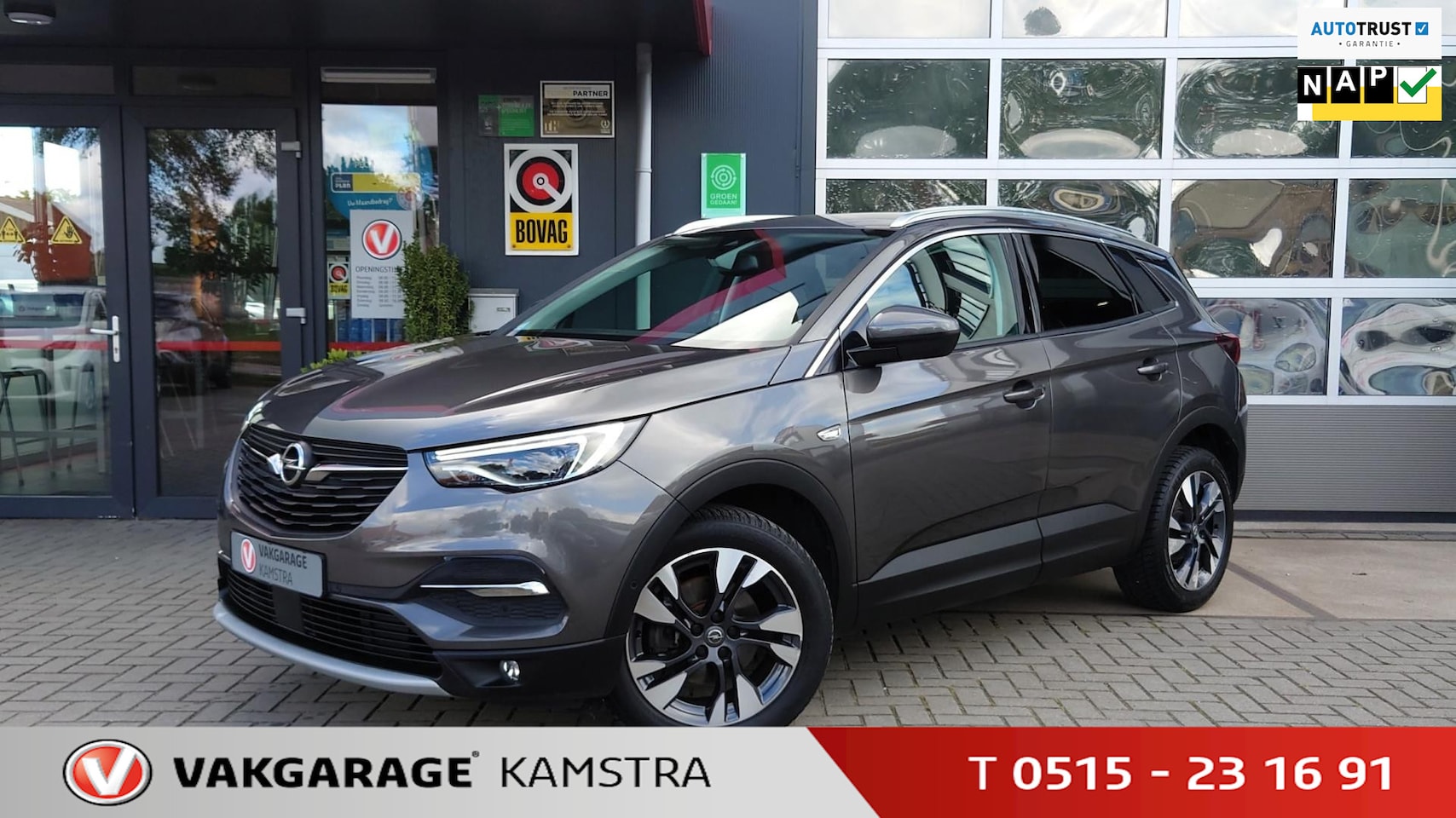 Opel Grandland X - 1.2 Turbo Business Executive NAP/Navi/DAB+ - AutoWereld.nl