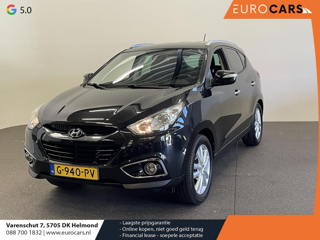 Hyundai ix35 - 2.0i i-Catcher Navigatie Camera Cruise Stoelverwarming Half leder Lichtmetalen velgen Clim - AutoWereld.nl