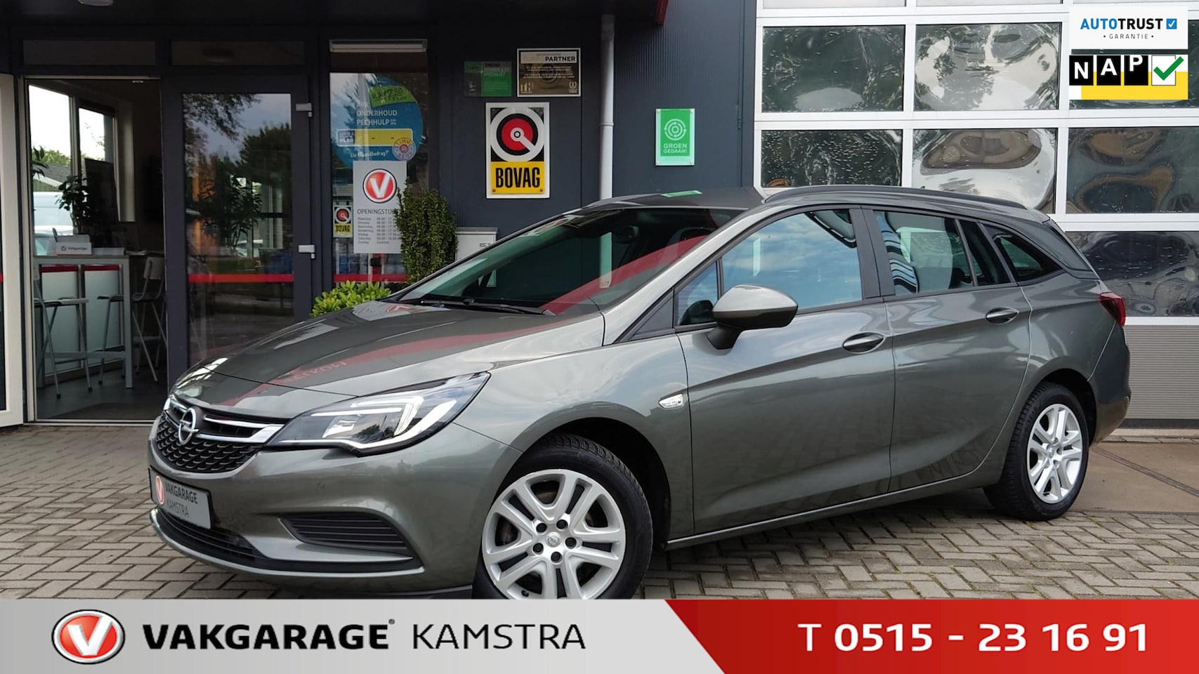 Opel Astra Sports Tourer - 1.0 Turbo Ed. NAP Navi/Cruise/Airco - AutoWereld.nl