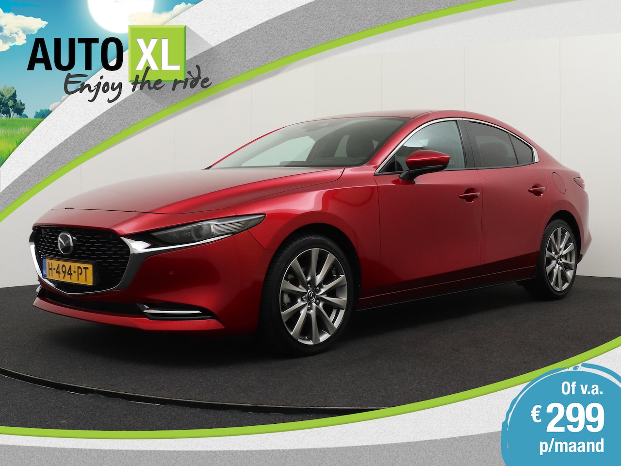 Mazda 3 - 2.0 e-SkyActiv-X M Hybrid 180 Luxury Carplay Adapt. Cruise Head-Up - AutoWereld.nl