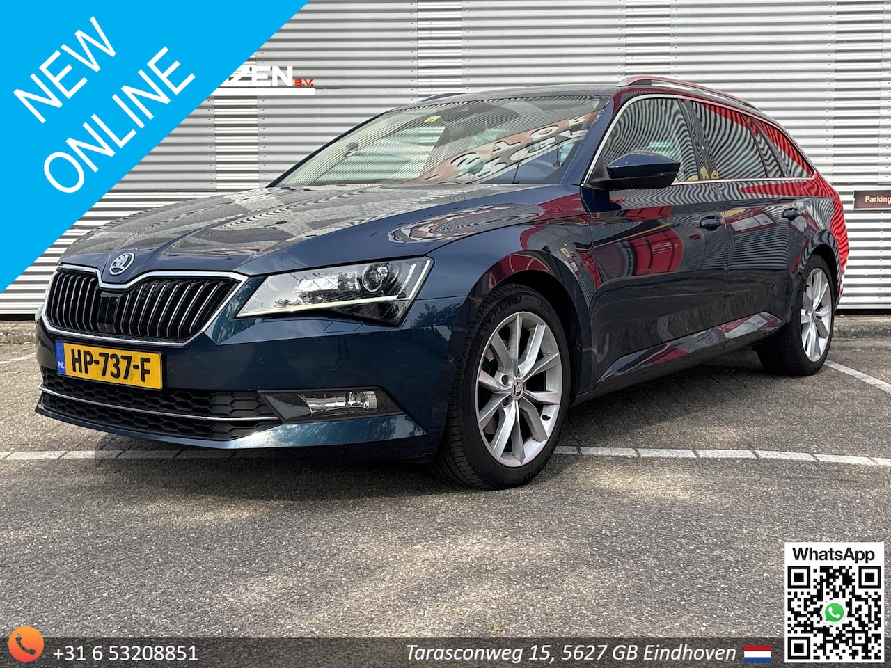 Skoda Superb Combi - 1.6 TDI Style Business DSG Automaat | Adaptive Cruise | Camera | Alcantara / Leder | Navi - AutoWereld.nl