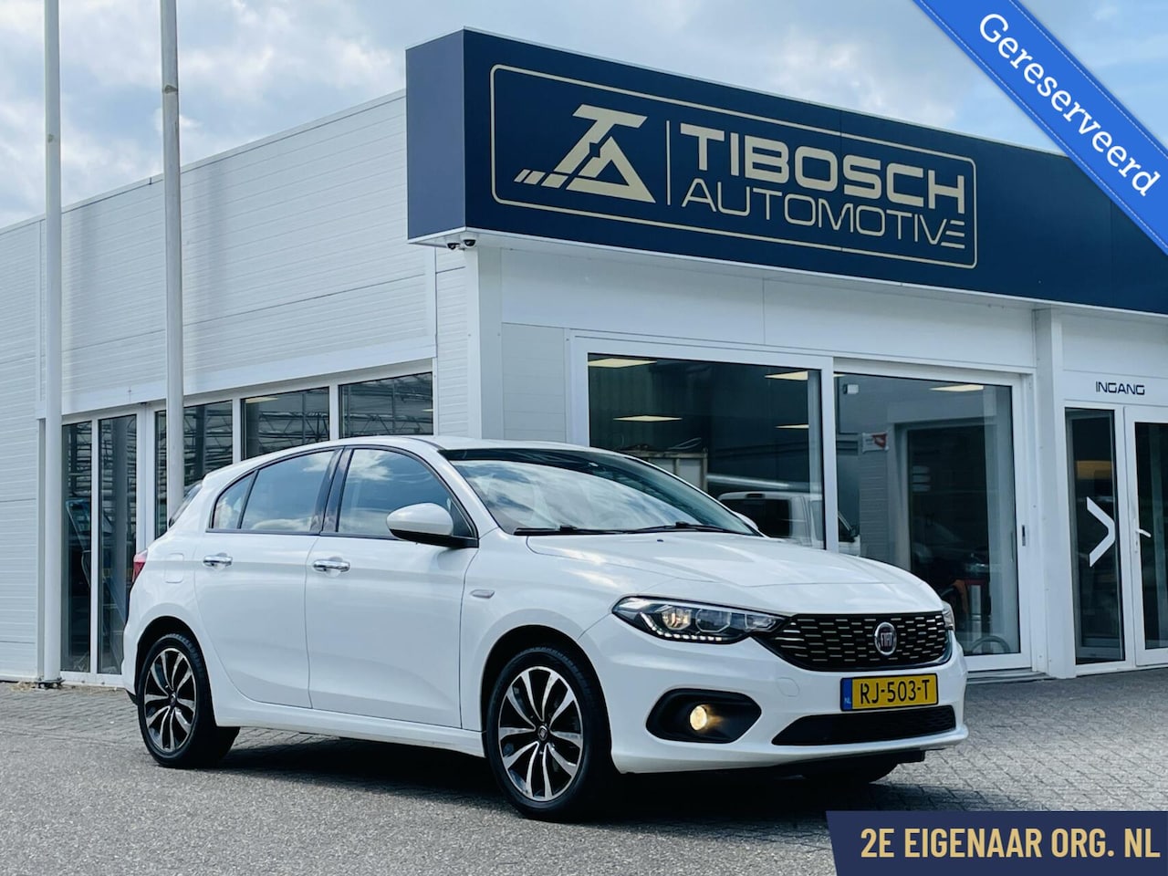 Fiat Tipo - 1.4 16v T-Jet 5DRS Lusso Carplay NAP✅LED LM Velgen - AutoWereld.nl