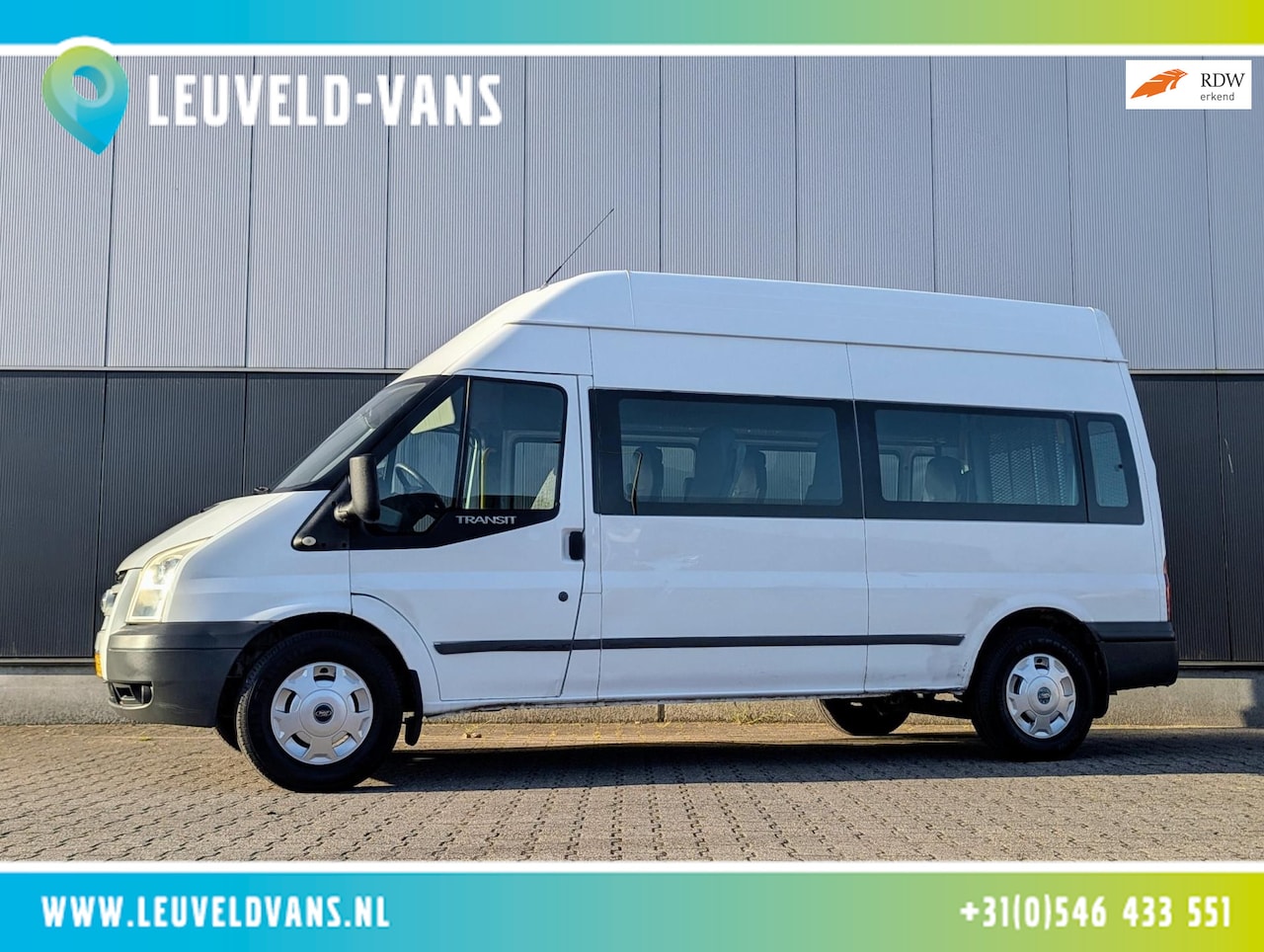 Ford Transit Kombi - 350L 2.2 TDCI 9 PERS TAXIBUS ROLSTOELLIFT MARGE AIRCO CRUISE - AutoWereld.nl
