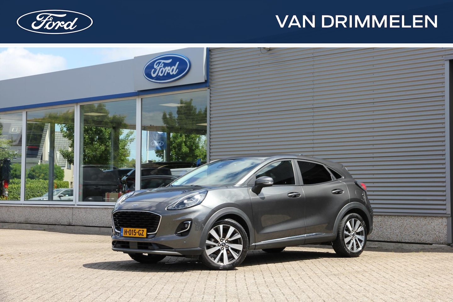 Ford Puma - 1.0i Ecoboost Hybrid 125pk Titanium X First Edition 'Magnetic Grey' - AutoWereld.nl