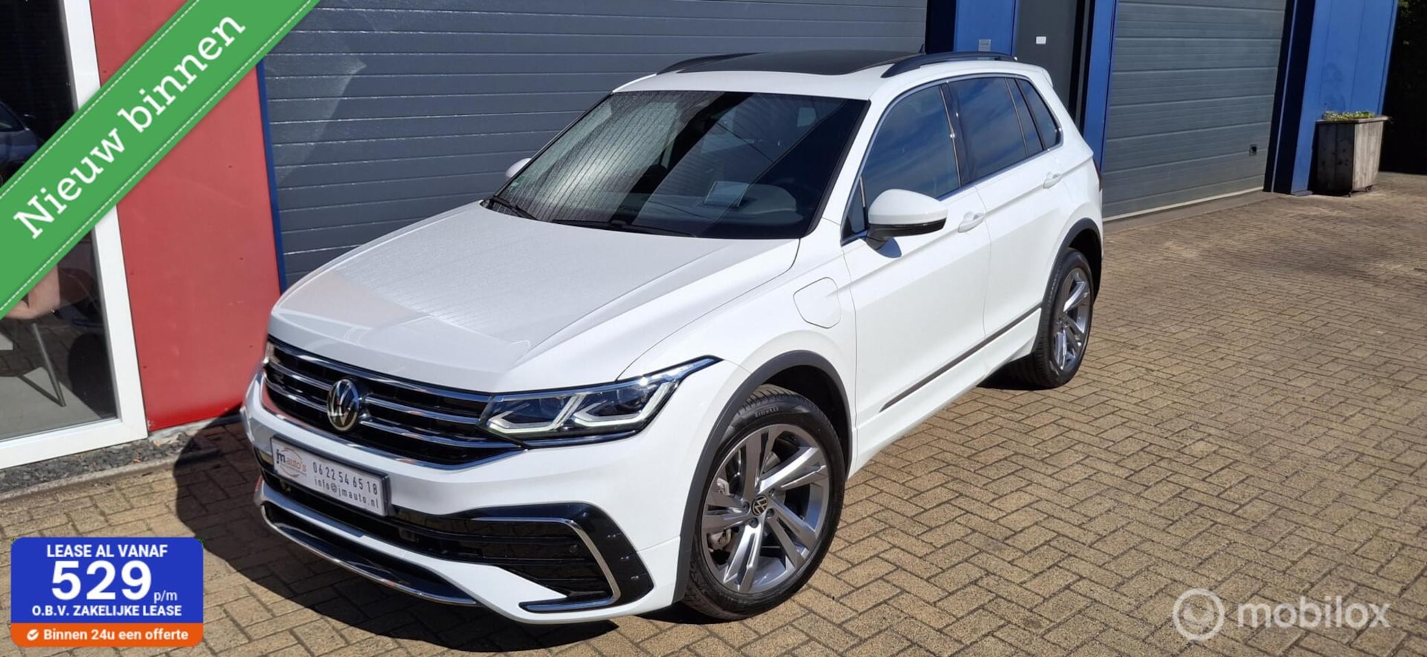 Volkswagen Tiguan - 1.4 TSI eHybrid R-Line,Vol! ,Leer,Pano, - AutoWereld.nl