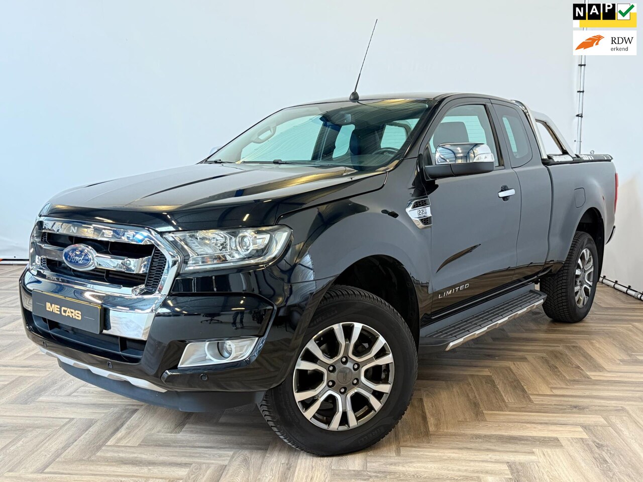 Ford Ranger - 2.2 TDCi Limited Supercab |AUTOMAAT| NAP| GRIJSKENTEKEN| - AutoWereld.nl
