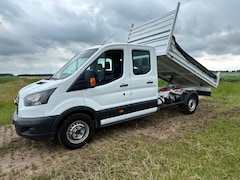 Ford Transit - 350 2.0 TDCI L4H1 DC 7 persoons Ambiente kipper