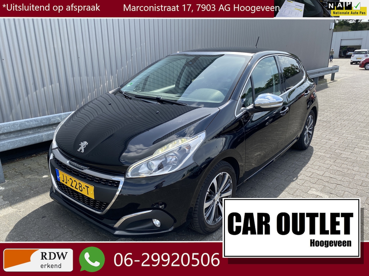 Peugeot 208 - 1.2 PureTech Allure 152Dkm.NAP, Leer, Clima, CC, Pano, Navi, Bluetooth, PDC, LM, – Inruil - AutoWereld.nl