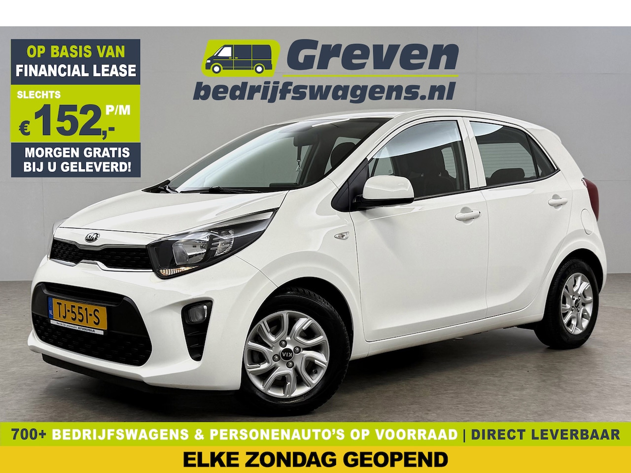 Kia Picanto - 1.0 ComfortPlusLine Airco Cruise Camera Navi 14"LMV - AutoWereld.nl