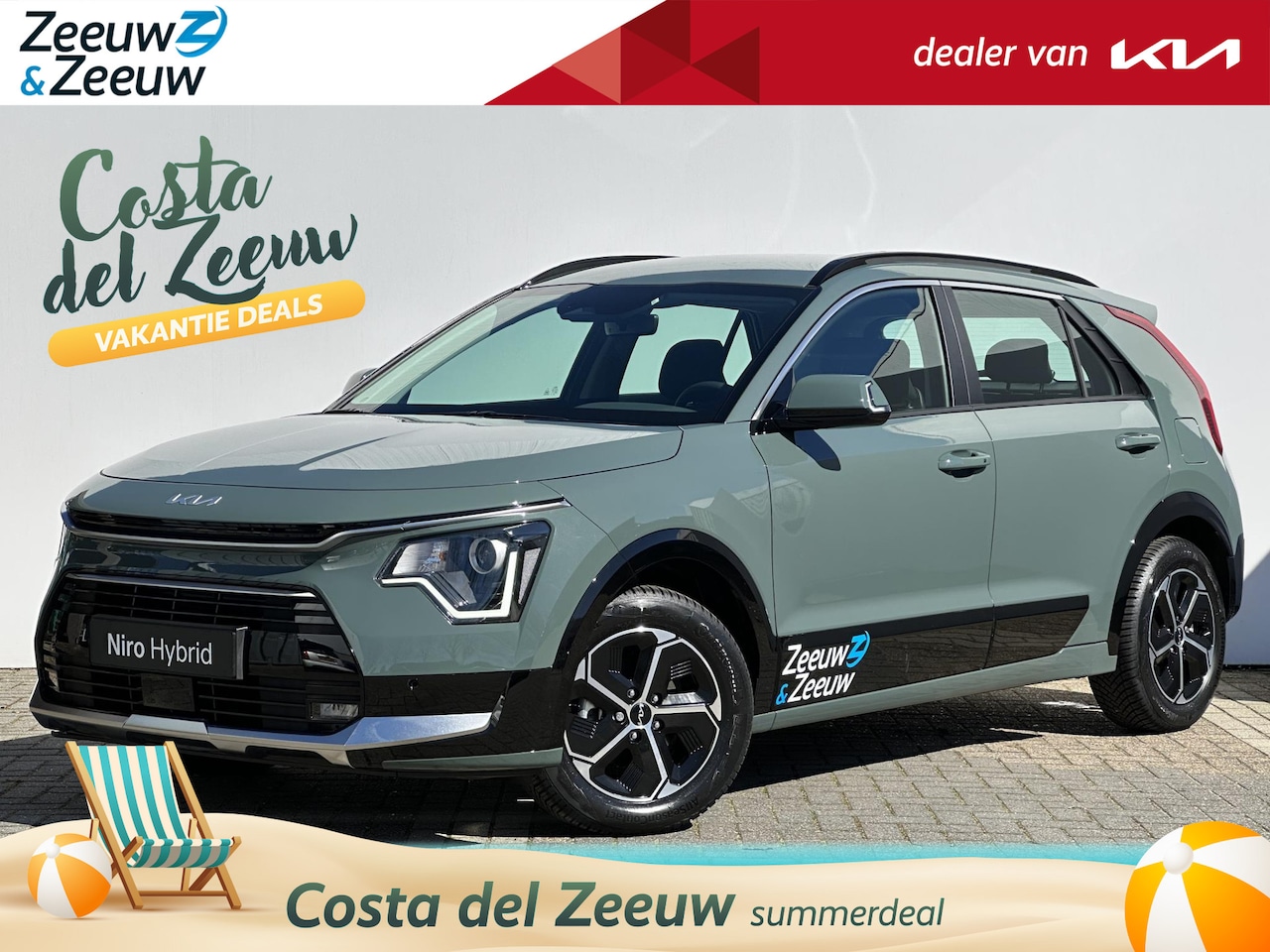 Kia Niro - 1.6 GDi Hybrid DynamicLine | *Niet op voorraad* | Inc. €2.750 actiekorting | Navi | Clima - AutoWereld.nl