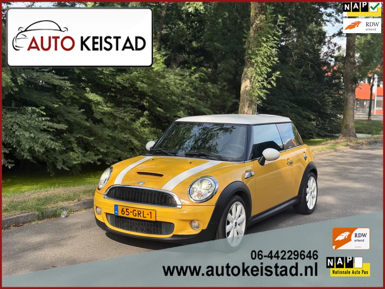 MINI Cooper S - Mini 1.6 174PK LEDER/XENON/CLIMA! SUPER STAAT! - AutoWereld.nl