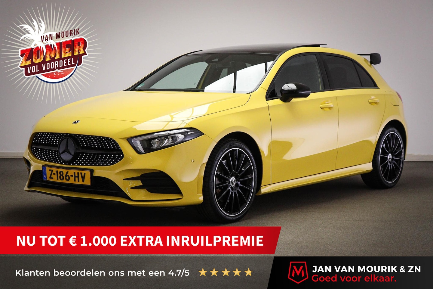 Mercedes-Benz A-klasse - 250 e Luxury Line | PANORAMADAK | DAB | SFEERVERLICHTING | CAMERA | 19" - AutoWereld.nl
