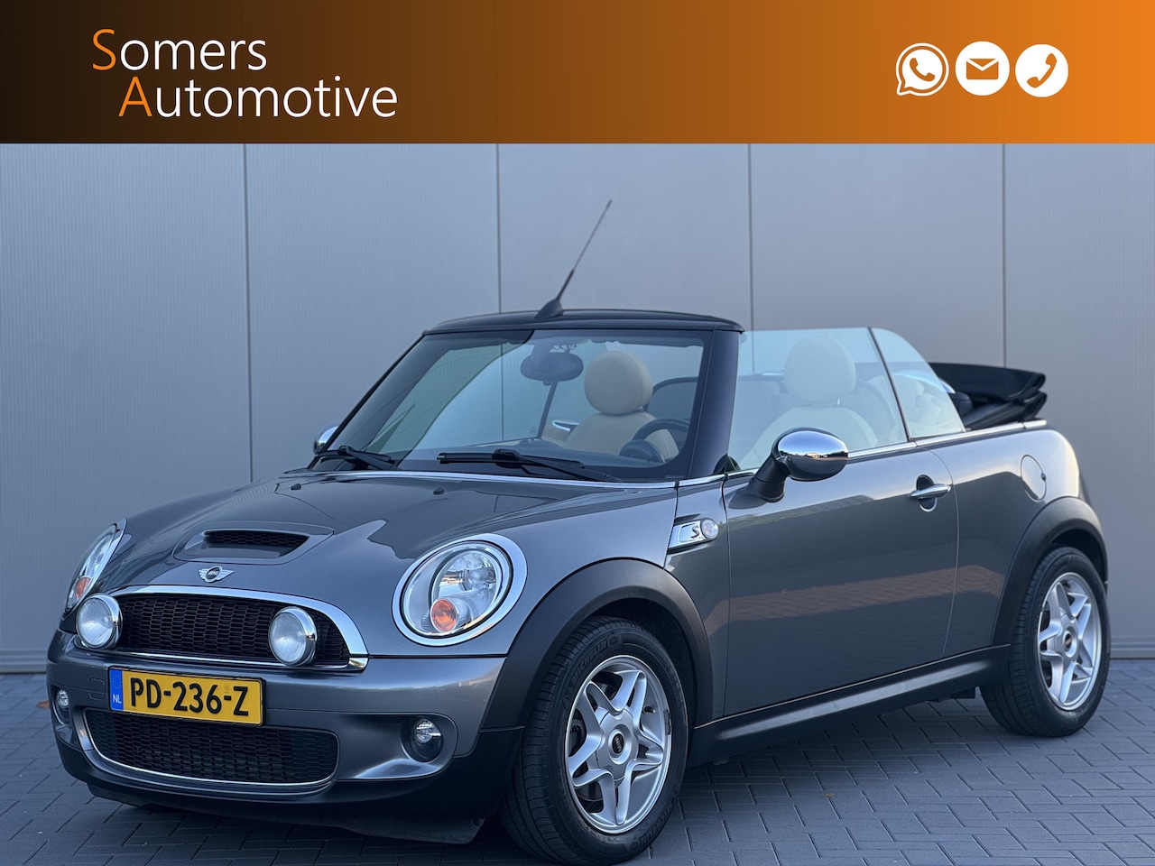MINI Cabrio - Cooper S 1.6 Automaat | Leder | 35.837km!! | YOUNGTIMER - AutoWereld.nl