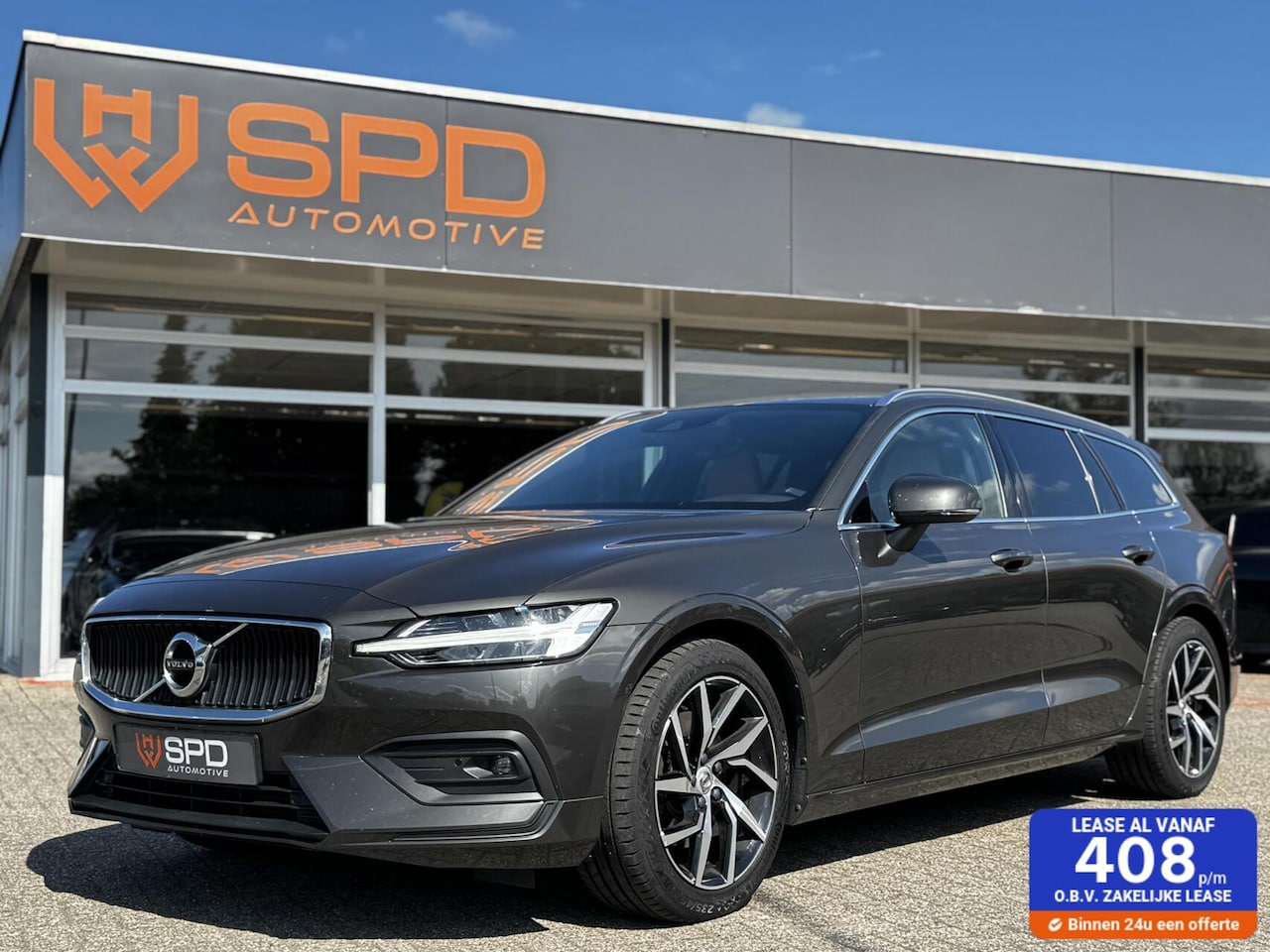 Volvo V60 - 2.0 T4 Momentum Pro|LED|Elec trek|Leder|191PK - AutoWereld.nl