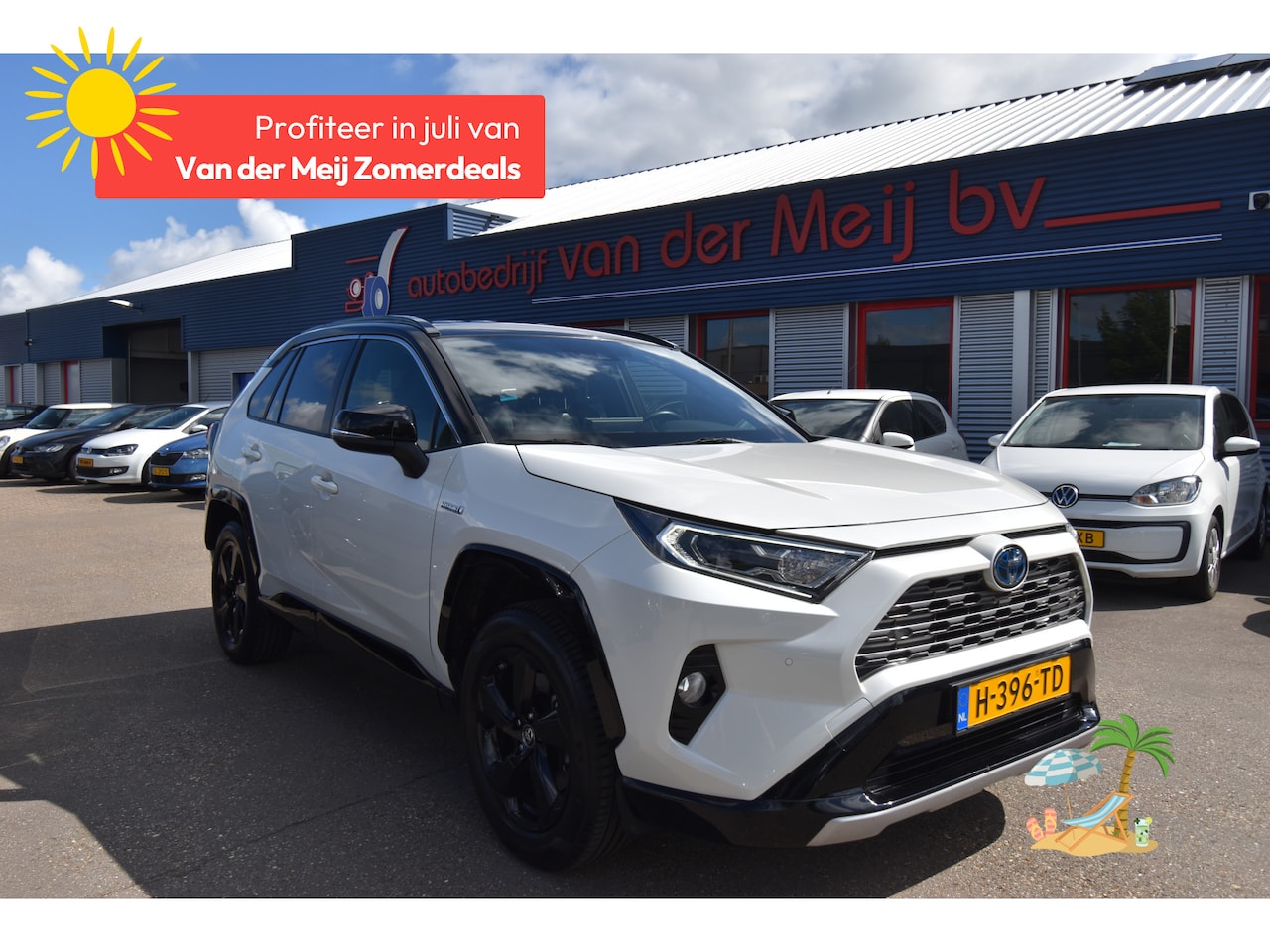 Toyota RAV4 - 2.5 Hybrid AWD Bi-Tone 2.5 Hybrid AWD Bi-Tone , TREKHAAK , A UITRIJ CAM , JBL , NAVI , CLIMATR , STOEL VERW , LED - AutoWereld.nl