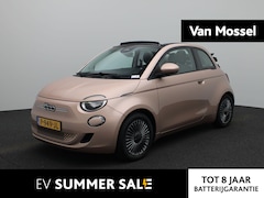 Fiat 500 C - 500e Icon 42 kWh | NAVIGATIE | CRUISE CONTROL | CLIMATE CONTROL | PARKEERSENSOREN | DAB RA