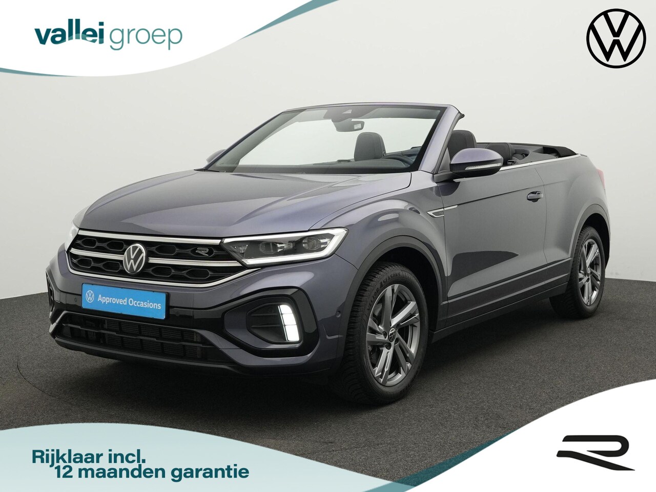 Volkswagen T-Roc Cabrio - 1.5 TSI 150 pk DSG R-Line | Trekhaak | Stuur-/stoelverwarming | Navigatie | Parkeersensore - AutoWereld.nl