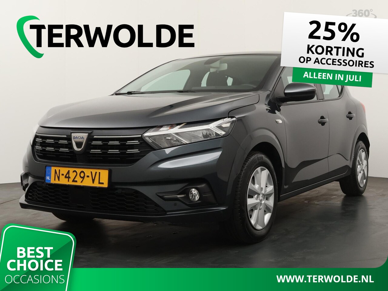 Dacia Sandero - 1.0 TCe 100 Bi-Fuel Comfort | Achteruitrijcamera & parkeersensoren voor en achter | Dodeho - AutoWereld.nl