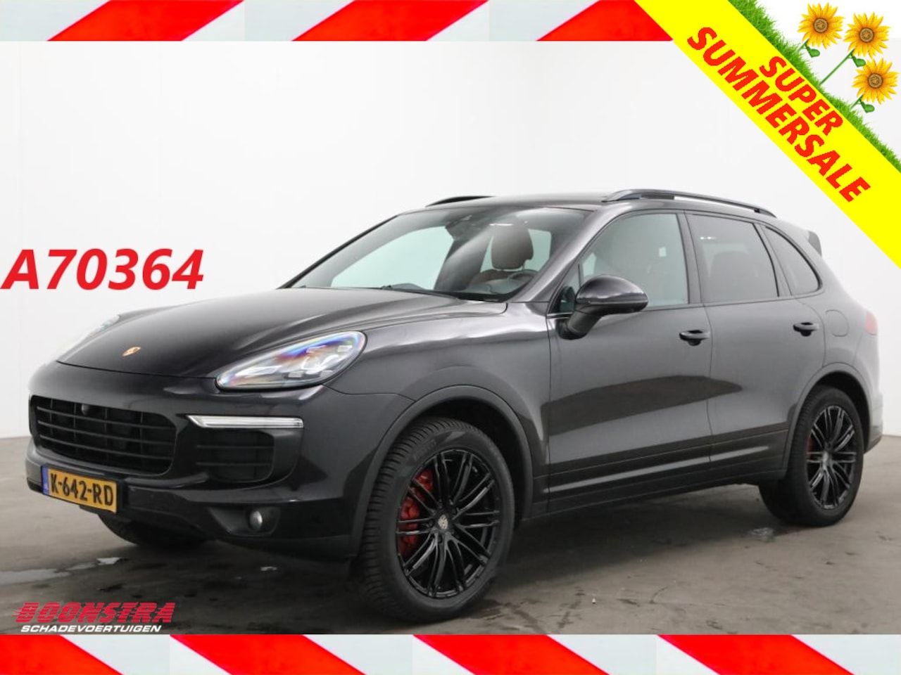 Porsche Cayenne - 3.0 S E-Hybrid Pano PDLS+ Memory Bose 360° AHK - AutoWereld.nl