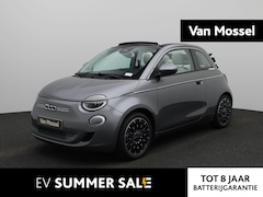 Fiat 500 C - 500e La Prima 42 kWh | Lederen Bekleding | Stoelverwarming | Camera | PDC Rondom | 17" LMV