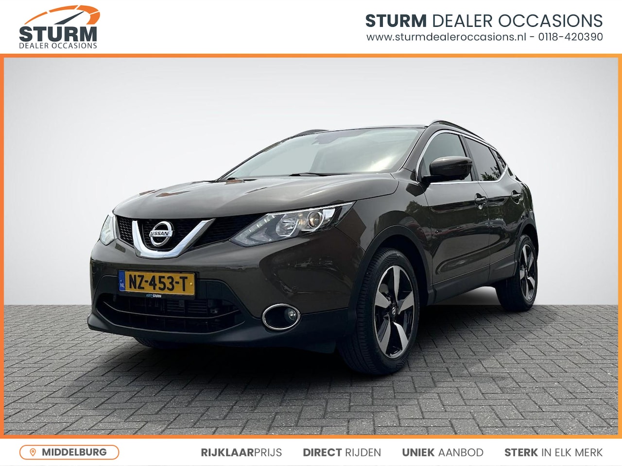 Nissan Qashqai - 1.2 N-Connecta | Navigatie | 360° Camera | Trekhaak | Keyless Entry | Cruise & Climate Con - AutoWereld.nl