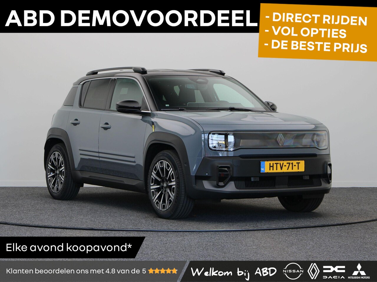 Renault 4 - comfort range iconic 52 kWh | Activer driver assist | Elek. bedienbare achterklep | Blind - AutoWereld.nl