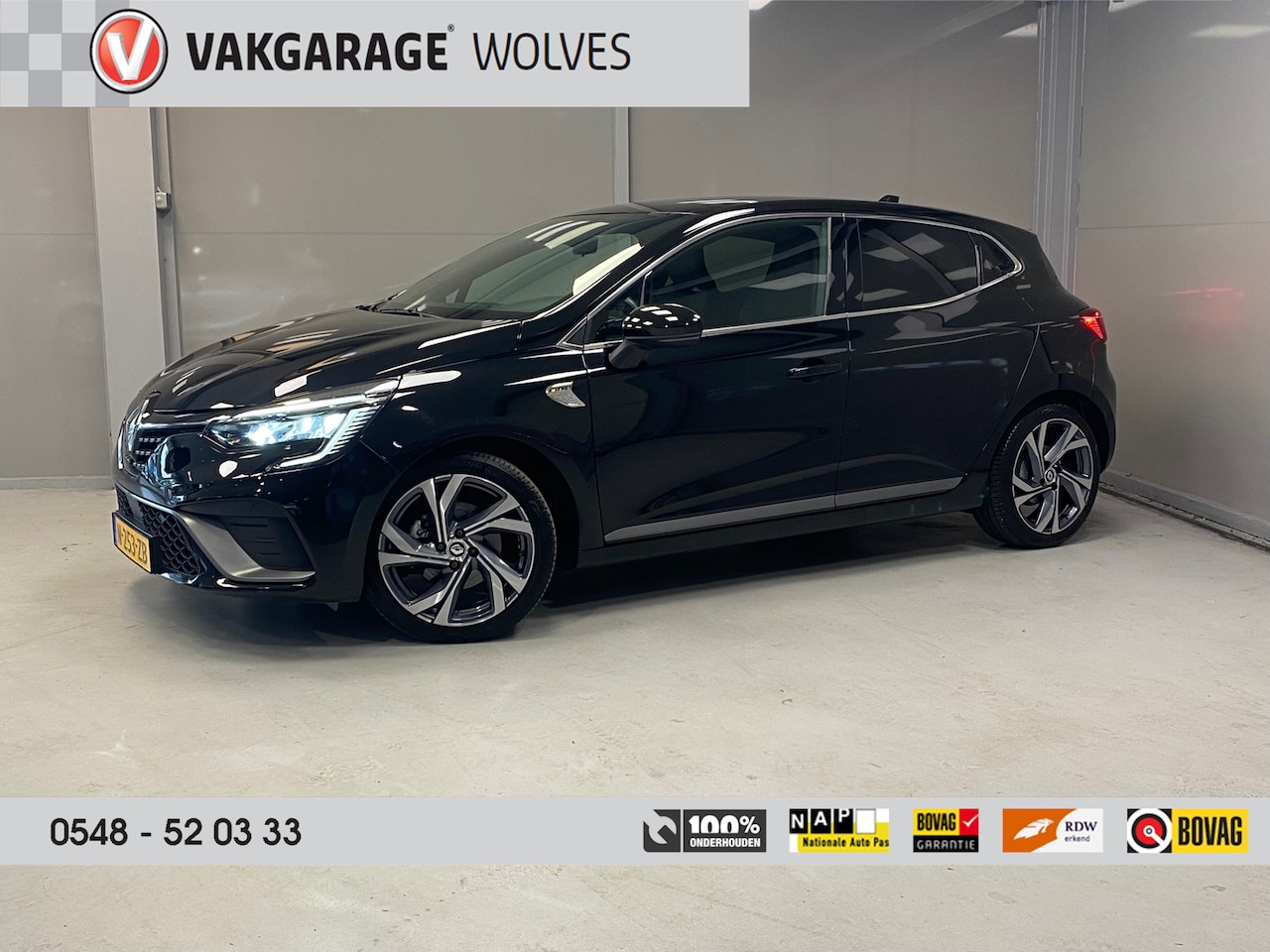 Renault Clio - 1.6 E-Tech Hybrid 140 R.S. Line | AUTOMAAT| LED | NAVI | - AutoWereld.nl