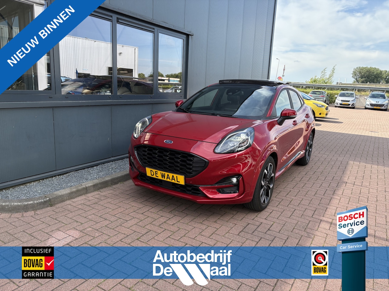 Ford Puma - 1.0 EcoB.125pk Hybrid ST-Line X SCHUIFDAK/B&O/CAMERA/LEDER/NAVI/PDC - AutoWereld.nl