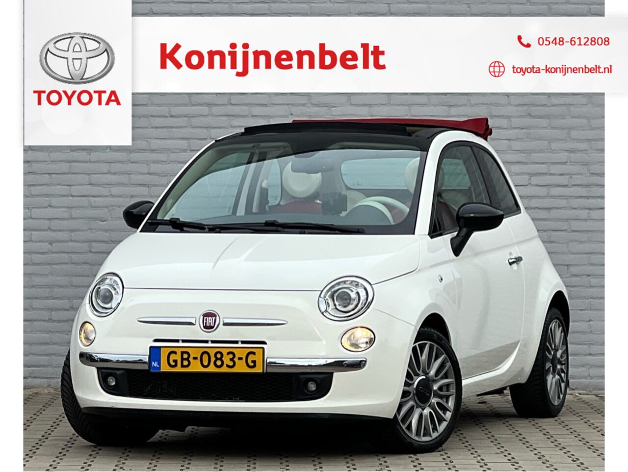 Fiat 500 C - 0.9 TwinAir Turbo Cult Cabrio | Navi | LM | CPV | NL auto - AutoWereld.nl