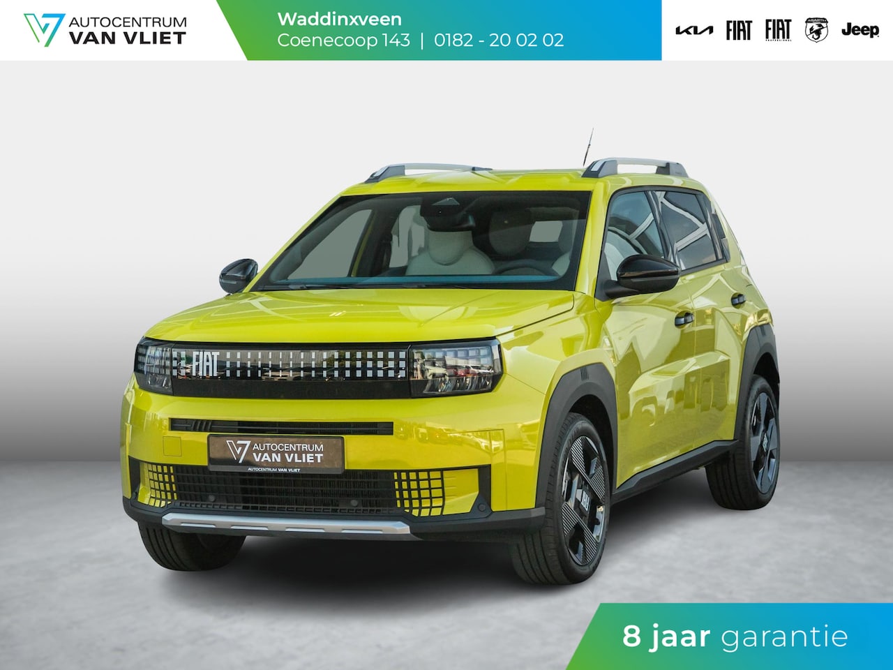 Fiat Grande Panda - La Prima 44 kWh | Uit voorraad leverbaar | Clima | Cruise | Camera | Apple Carplay | 17" | - AutoWereld.nl