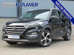 Hyundai Tucson - 1.6 T-GDI 177 PK Automaat 2e eigen | dealer onderh | Leder | tr.haak | navi | 19"inch