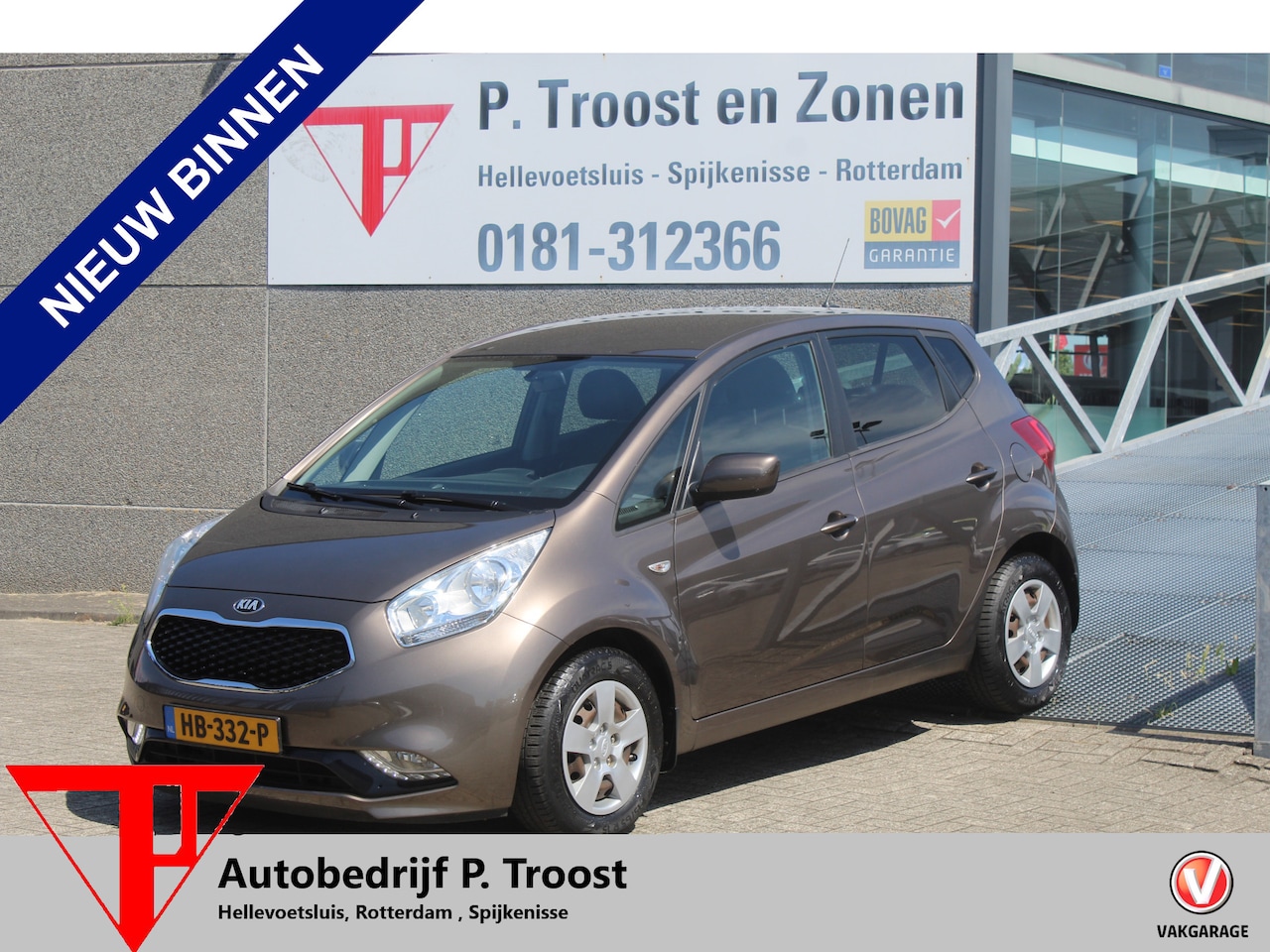 Kia Venga - 1.6 CVVT DynamicLine Automaat/Navigatie/Achteruitrijcamera/Parkeersensoren/Climate control - AutoWereld.nl