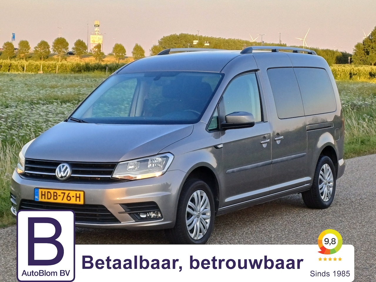 Volkswagen Caddy Maxi - 1.4 TSI Trendline 5p /Trekh./Navi/Clima/Cruise/App Conn./USB/ - AutoWereld.nl