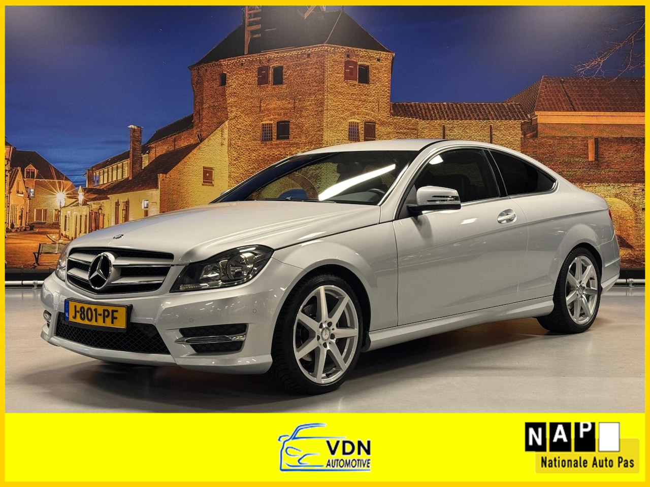 Mercedes-Benz C-klasse Coupé - 250 AMG Edition 1 Automaat Leer - AutoWereld.nl