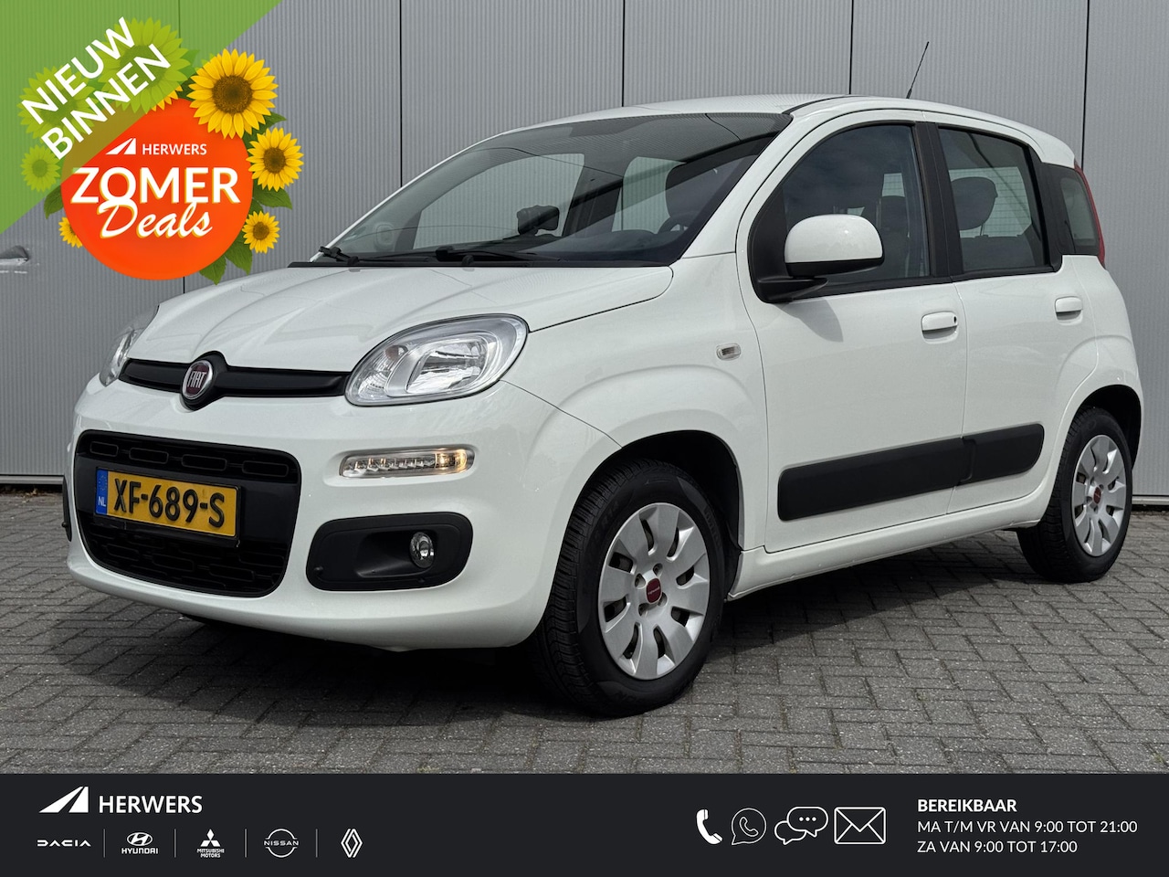 Fiat Panda - 0.9 TwinAir Lounge / Airco / Radio-CD Speler / Elektrische Ramen Voor / Trekhaak (800 KG)/ - AutoWereld.nl