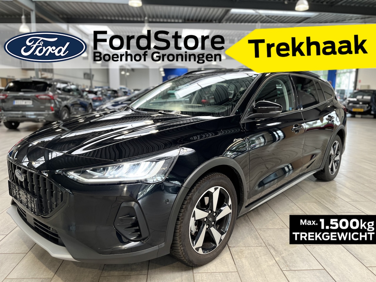Ford Focus Wagon - EcoBoost 155PK Hybrid Active | Trekhaak | Adapt. Cruise | Winter Pack | LED | Camera | Dra - AutoWereld.nl