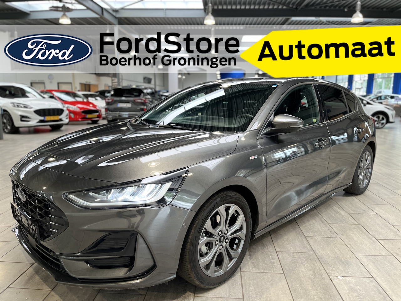 Ford Focus - ST-Line EcoBoost Hybrid 155 pk | Winter Pack | Camera | Adapt. cruise | Camera | Draadloos - AutoWereld.nl