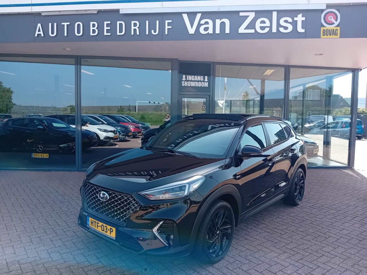 Hyundai Tucson - 1.6 T-GDI N-Line Automaat, Aico(automatisch), Panorama schuifdak, Carplay/Android auto, Cr - AutoWereld.nl