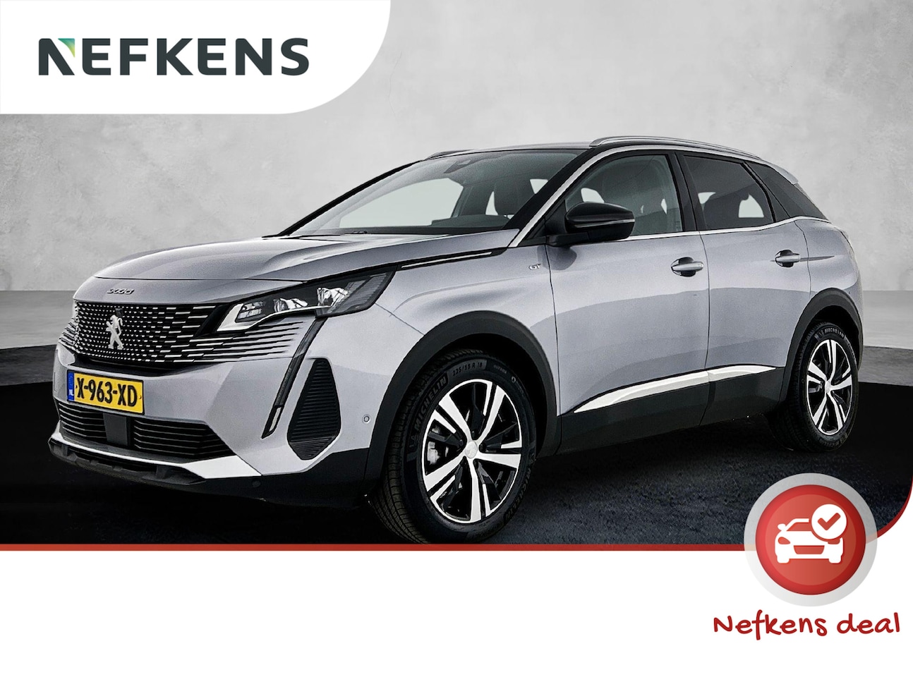 Peugeot 3008 - 1.2 Hybrid GT 136pk Automaat | Climate Control | Airco | Navigatie | Adaptieve Cruise Cont - AutoWereld.nl