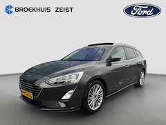 Ford Focus Wagon - 1.0 EcoBoost Titanium X | Pano-dak | Trekhaak | Elektr. Klep | Camera | Sensoren V+A | Zee