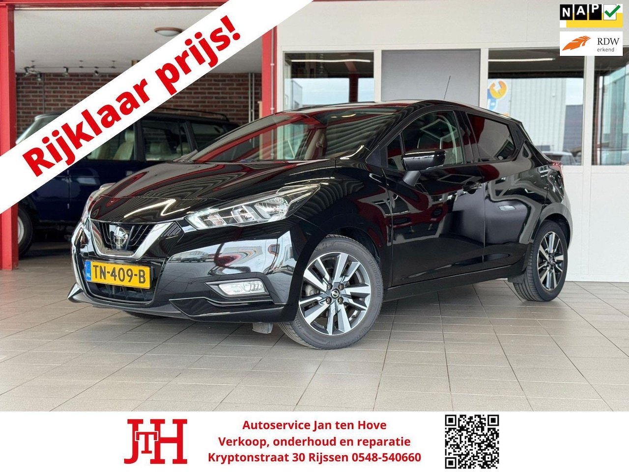 Nissan Micra - 0.9 IG-T N-Connecta*360 Camera*Cruise Control*Clima*Navi*Parkeersensoren* - AutoWereld.nl