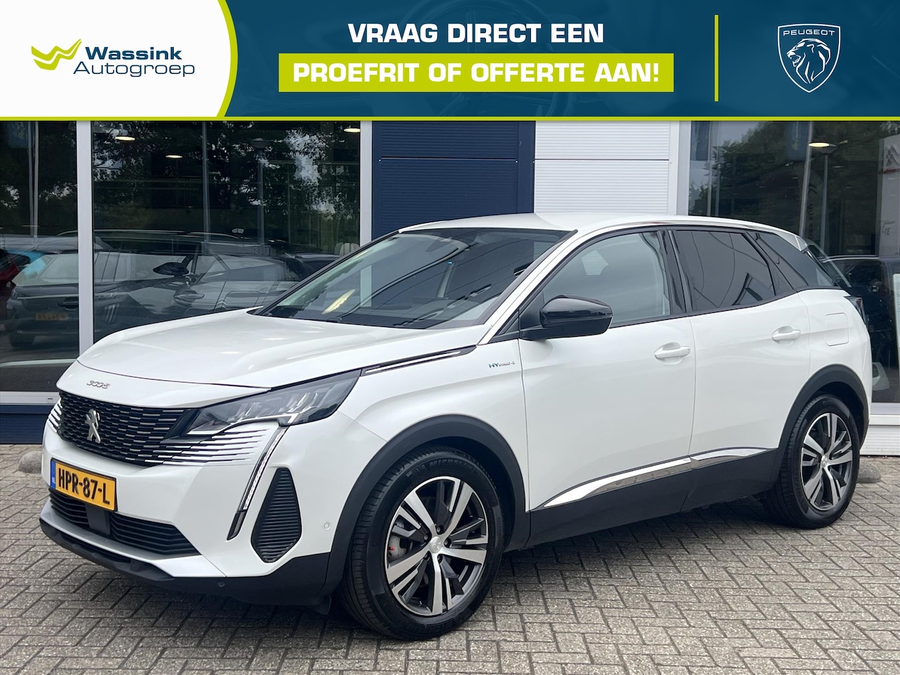 Peugeot 3008 - 1.6 Plug-in HYbrid4 300pk e-EAT8 GT | Navigatie | Camera | Stoelverwarming | Apple CarPlay - AutoWereld.nl