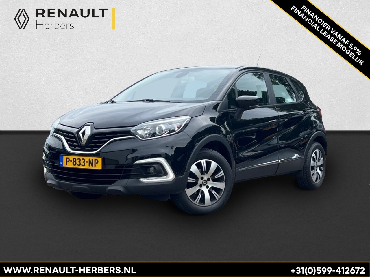 Renault Captur - 0.9 TCe Limited NAVI / ECC / TREKHAAK - AutoWereld.nl