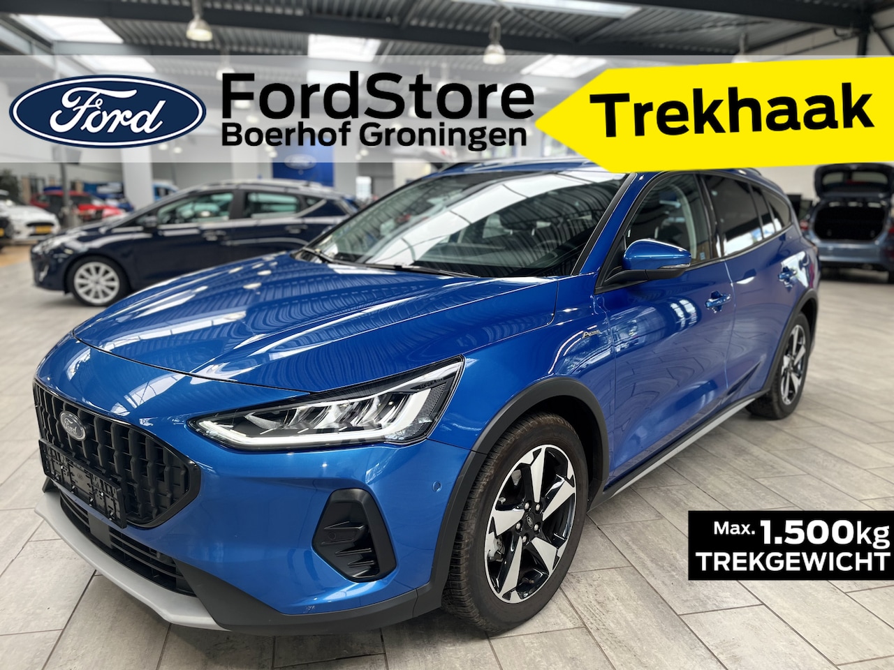 Ford Focus Wagon - EcoBoost 155PK Hybrid Active | Trekhaak | Adapt. Cruise | Winter Pack | LED | Camera | Dra - AutoWereld.nl