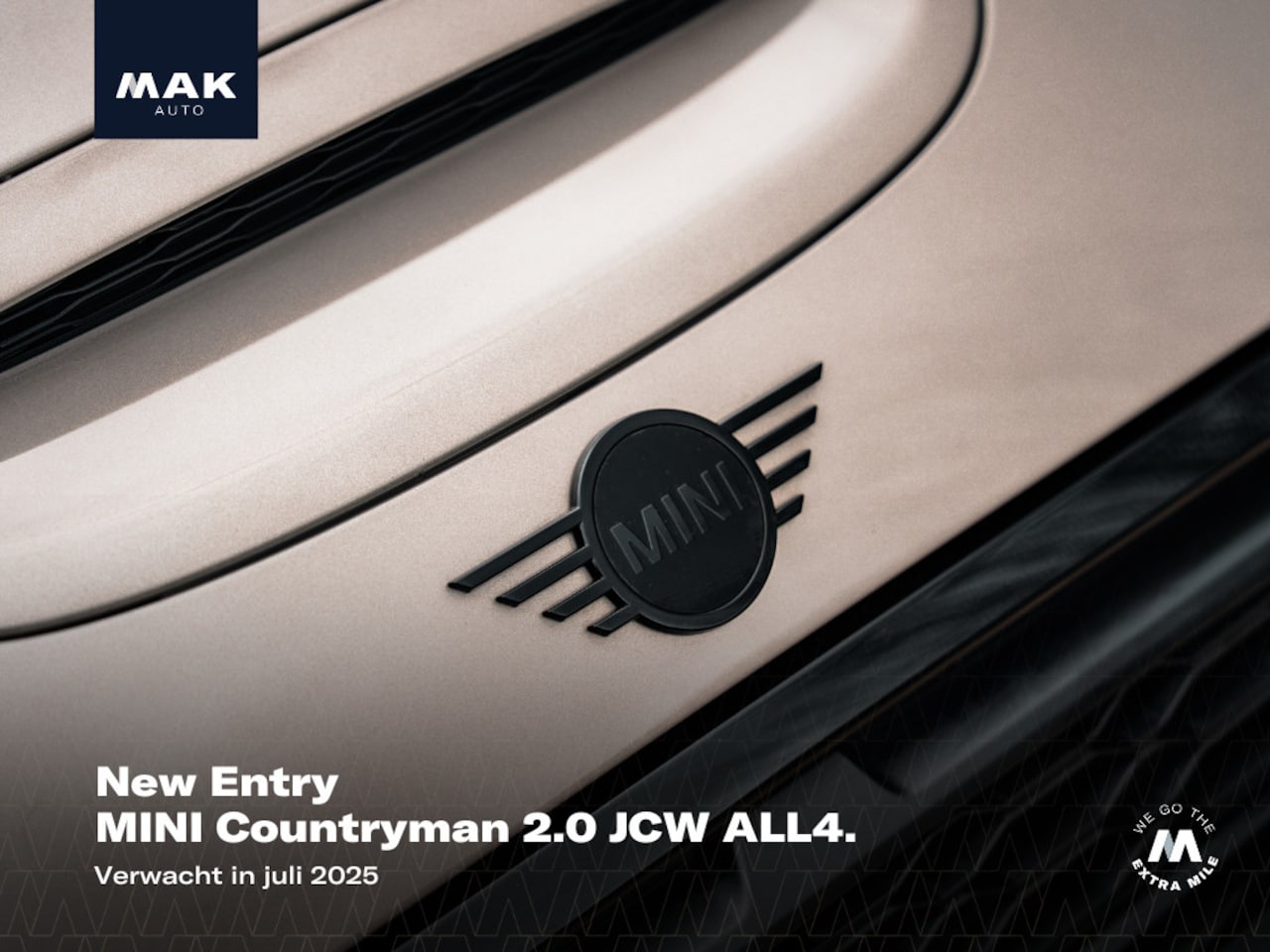 MINI Countryman - 2.0 JCW ALL4 John Cooper Works XL 2.0 JCW ALL4 John Cooper Works XL, pano, 20", H/K, memory, massage, HUD, privacy, tr.haak - AutoWereld.nl