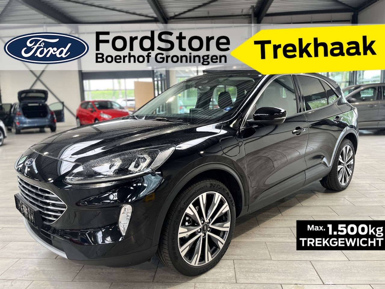 Ford Kuga - Titanium X PHEV 225pk 20"LM velgen | Trekhaak | Winter Pack | PANODAK | Camera's | Gar. tm - AutoWereld.nl